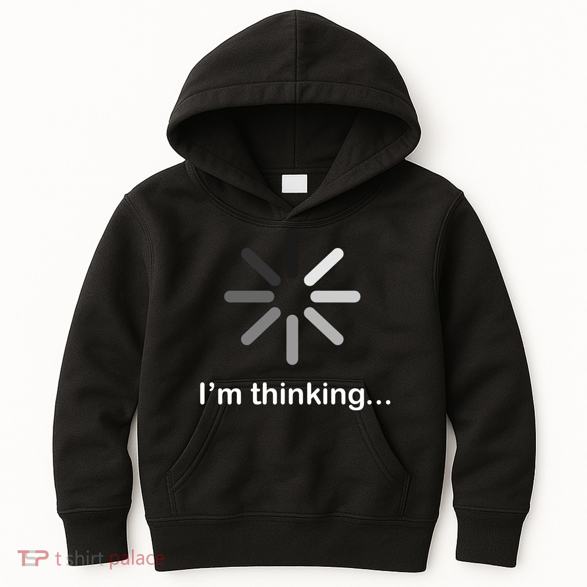 I'm Thinking Loading Logo Kids Hoodie