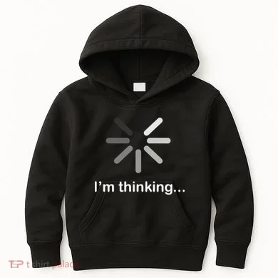 I'm Thinking Loading Logo Kids Hoodie