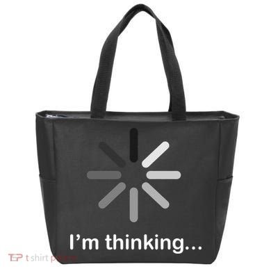 I'm Thinking Loading Logo Tote Bag
