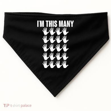 I'm This Many - 100th Birthday USA-Made Doggie Bandana