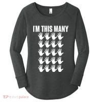 I'm This Many - 100th Birthday Women's Perfect Tri Tunic Long Sleeve Shirt thumb 0