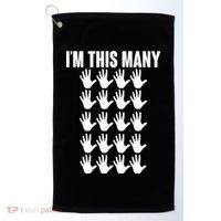 I'm This Many - 100th Birthday Golf Towel thumb 0