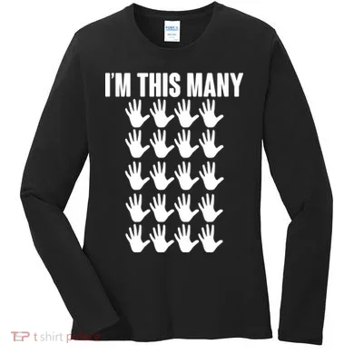 I'm This Many - 100th Birthday Women's Long Sleeve Shirt