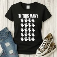 I'm This Many - 100th Birthday Women's T-Shirt thumb 3