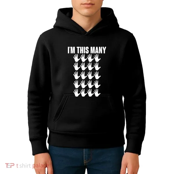 I'm This Many - 100th Birthday Kids Hoodie