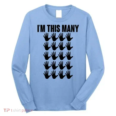 I'm This Many - 100th Birthday Long Sleeve Shirt