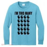 I'm This Many - 100th Birthday Kids Long Sleeve Shirt thumb 0