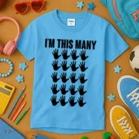 I'm This Many - 100th Birthday Kids T-Shirt thumb 3