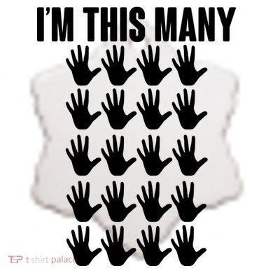 I'm This Many - 100th Birthday Ceramic Ornament