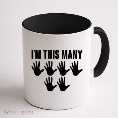 I'm This Many - 30th Birthday Coffee Mug back