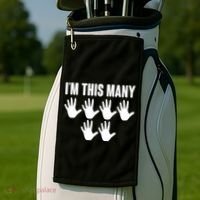I'm This Many - 30th Birthday Golf Towel thumb 2