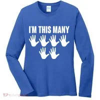 I'm This Many - 30th Birthday Women's Long Sleeve Shirt thumb 0