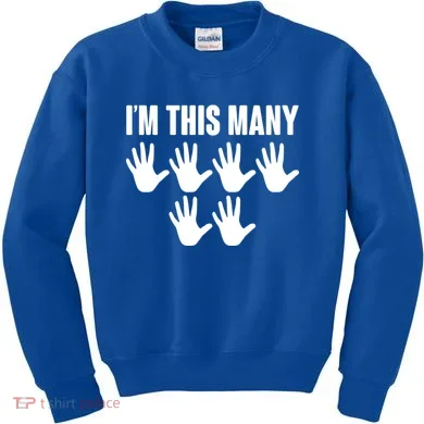 I'm This Many - 30th Birthday Kids Sweatshirt