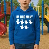 I'm This Many - 30th Birthday Kids Hoodie thumb 2