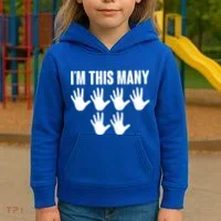 I'm This Many - 30th Birthday Kids Hoodie thumb 3