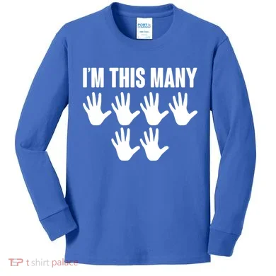 I'm This Many - 30th Birthday Kids Long Sleeve Shirt