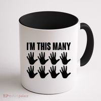 I'm This Many - 40th Birthday Coffee Mug thumb 1