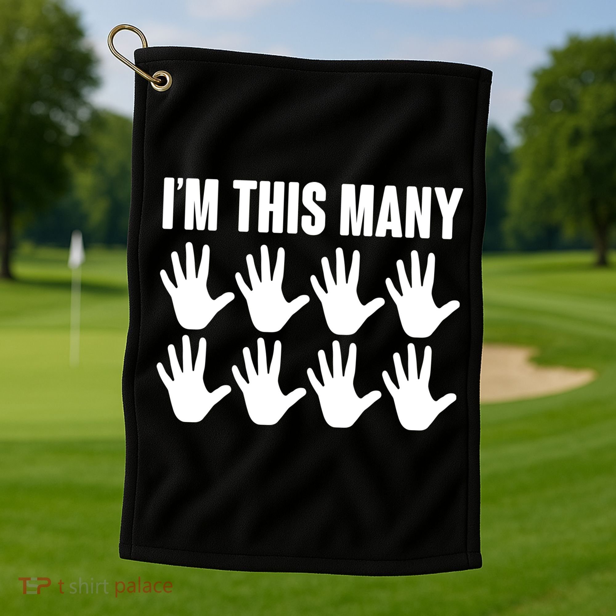 I'm This Many - 40th Birthday Golf Towel