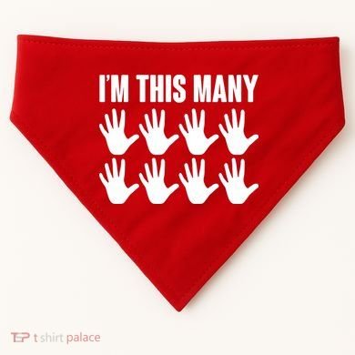 I'm This Many - 40th Birthday USA-Made Doggie Bandana