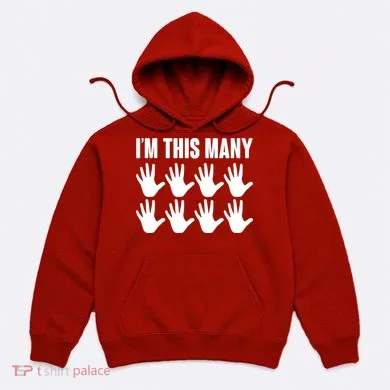 I'm This Many - 40th Birthday Hoodie