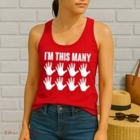 I'm This Many - 40th Birthday Women's Tank Top thumb 2
