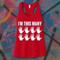 I'm This Many - 40th Birthday Women's Tank Top thumb 3