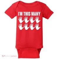 I'm This Many - 40th Birthday Baby Bodysuit thumb 0