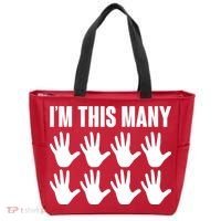 I'm This Many - 40th Birthday Tote Bag thumb 0