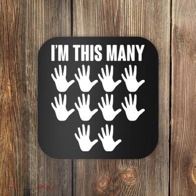 I'm This Many - 50th Birthday Coaster