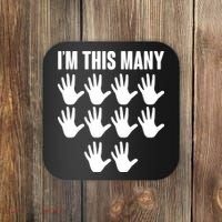 I'm This Many - 50th Birthday Coaster thumb 0
