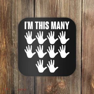 I'm This Many - 50th Birthday Coaster