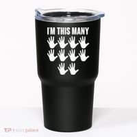 I'm This Many - 50th Birthday Tumbler thumb 0