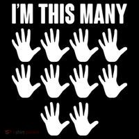 I'm This Many - 50th Birthday Ornament thumb 1