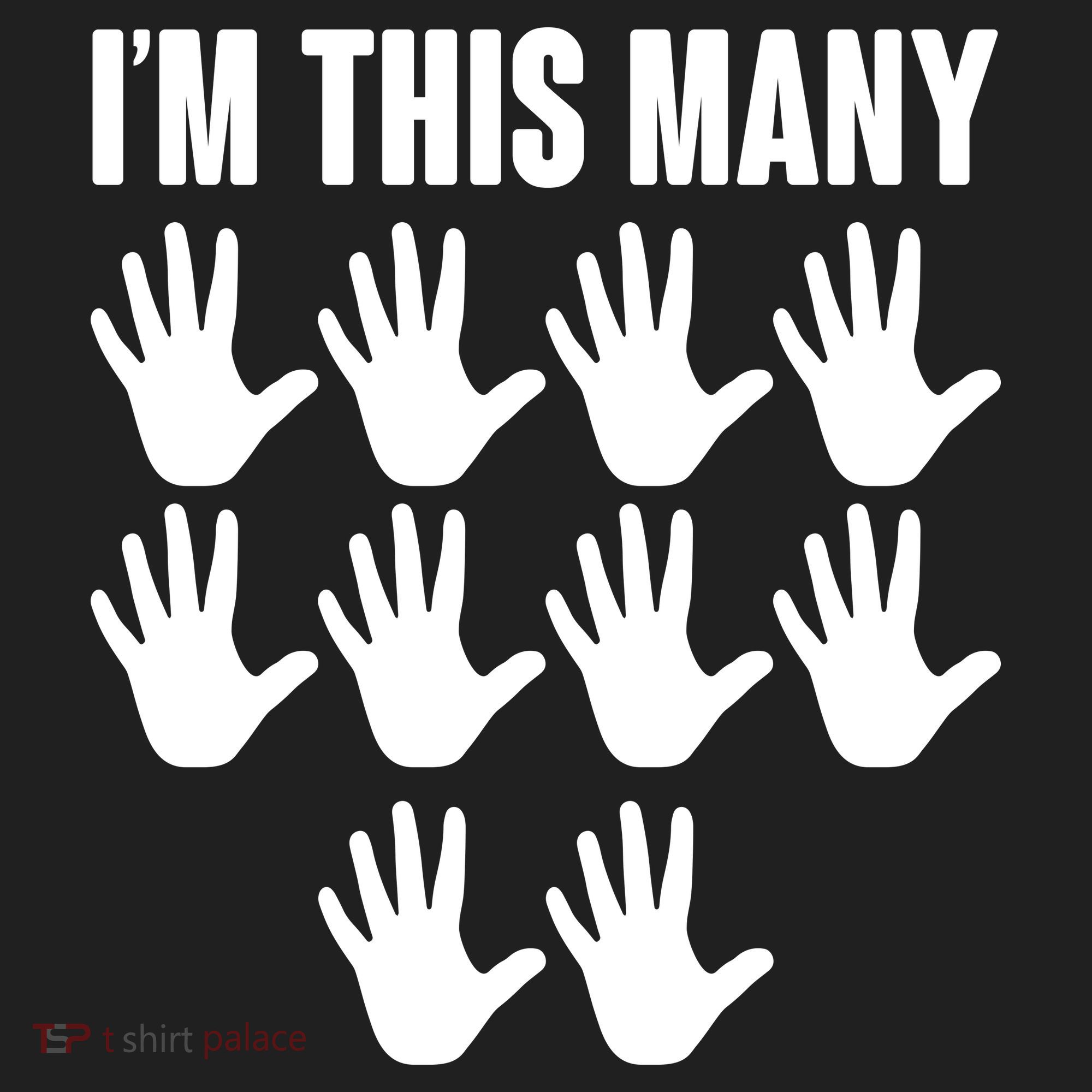 I'm This Many - 50th Birthday Golf Towel