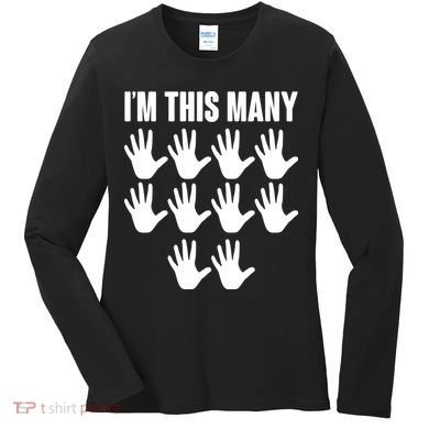 I'm This Many - 50th Birthday Women's Long Sleeve Shirt