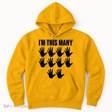 I'm This Many - 50th Birthday Hoodie