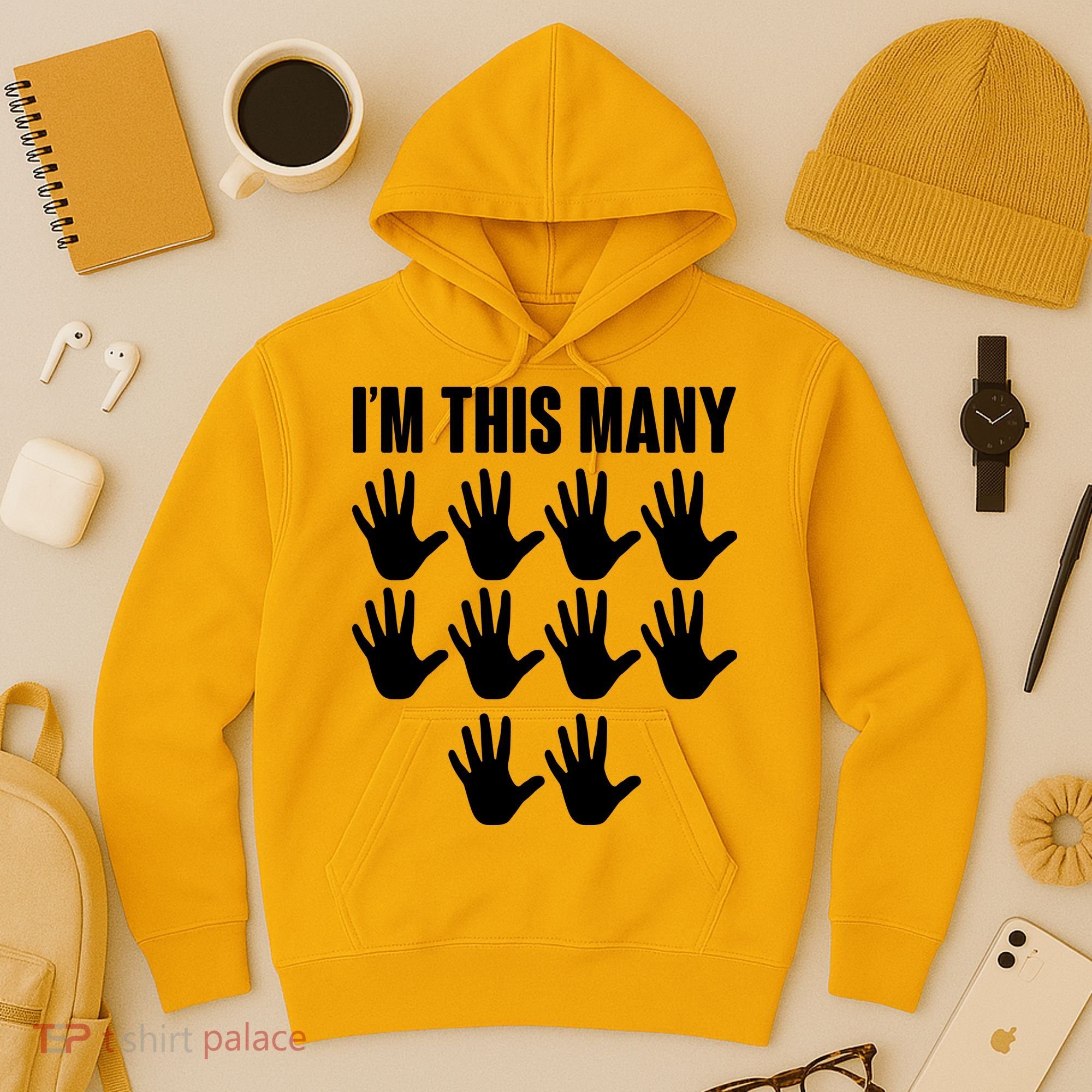 I'm This Many - 50th Birthday Hoodie
