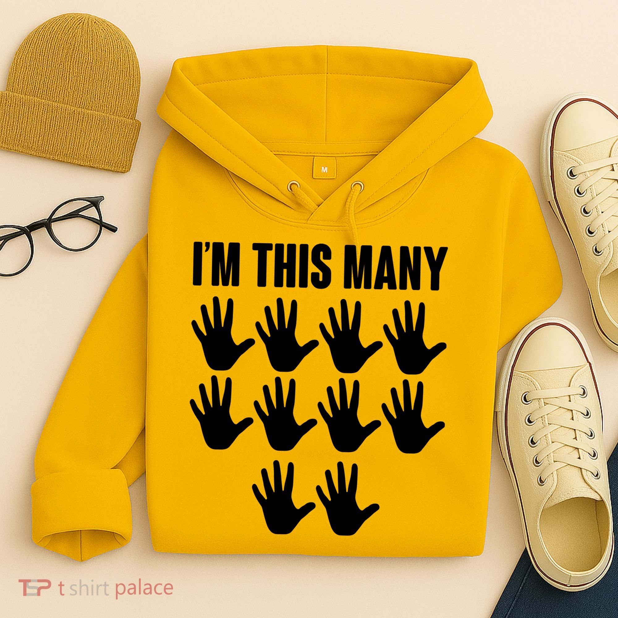 I'm This Many - 50th Birthday Hoodie