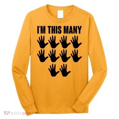 I'm This Many - 50th Birthday Long Sleeve Shirt
