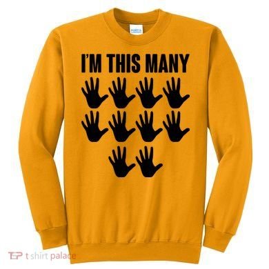 I'm This Many - 50th Birthday Sweatshirt
