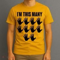 I'm This Many - 50th Birthday T-Shirt thumb 3