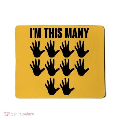 I'm This Many - 50th Birthday Mousepad