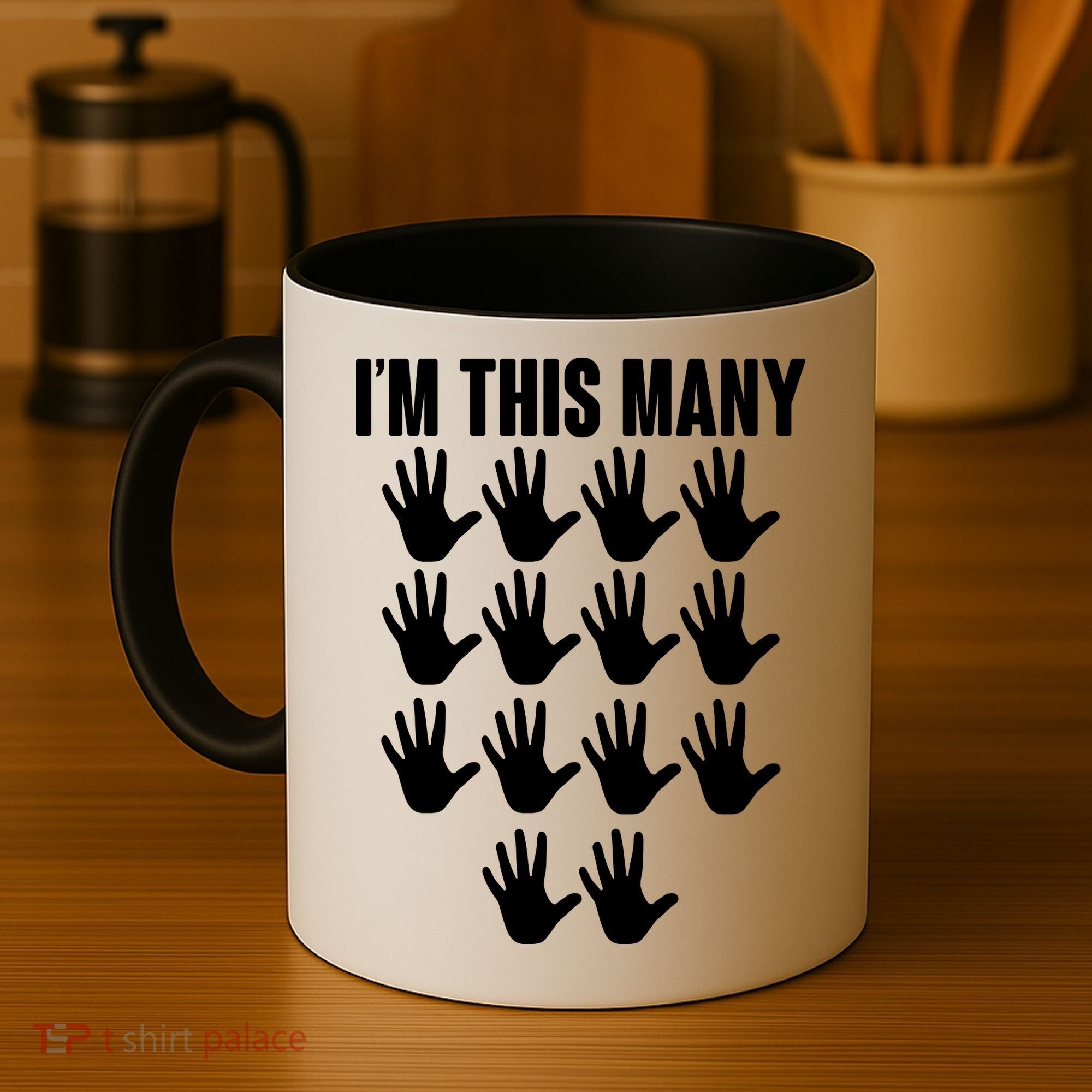 I'm This Many - 70th Birthday Coffee Mug