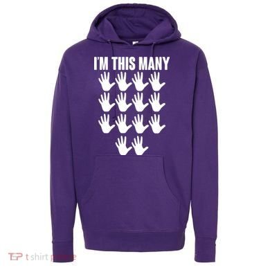 I'm This Many - 70th Birthday Hoodie