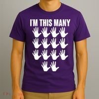 I'm This Many - 70th Birthday T-Shirt thumb 3