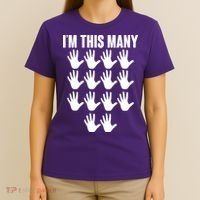 I'm This Many - 70th Birthday T-Shirt thumb 4