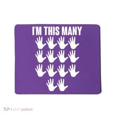 I'm This Many - 70th Birthday Mousepad