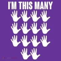 I'm This Many - 70th Birthday Women's Long Sleeve Shirt thumb 2
