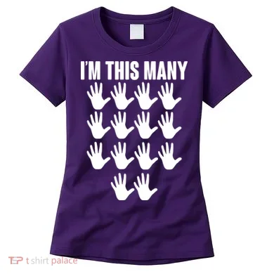 I'm This Many - 70th Birthday Women's T-Shirt