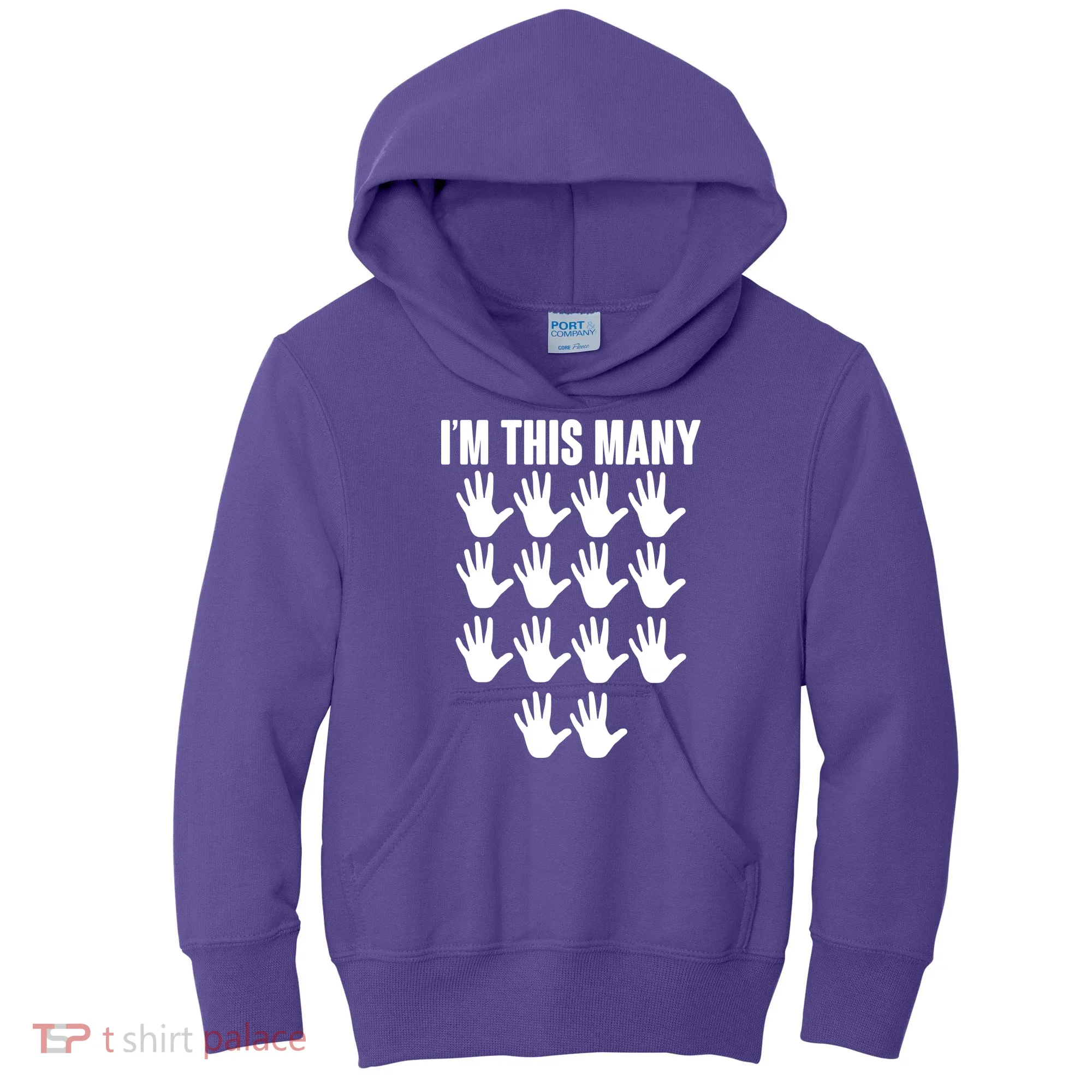 I'm This Many - 70th Birthday Kids Hoodie